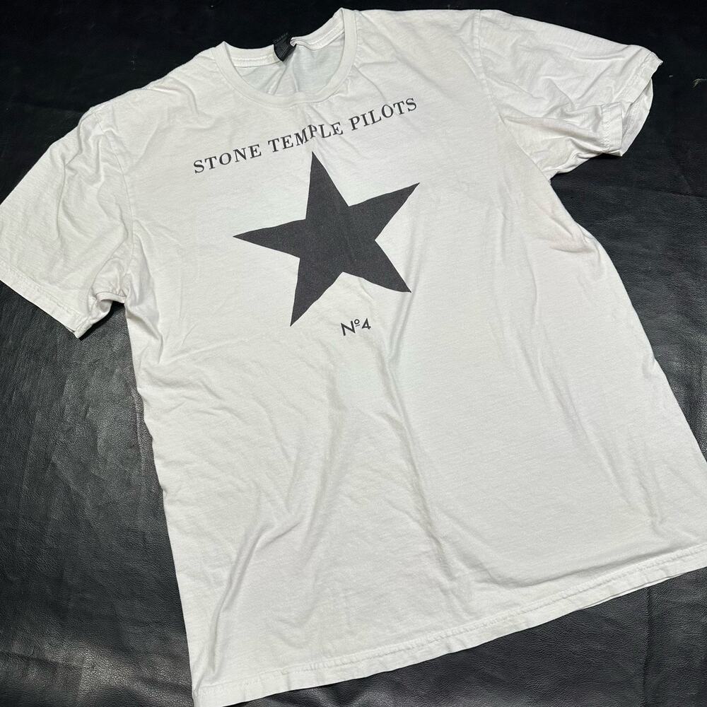 Stone Temple Pilots No4 T Shirt Men’s M White